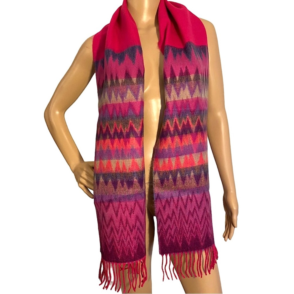 🆕 CHARMING CHARLIE  | PINK & PURPLE CHEVRON SCARF